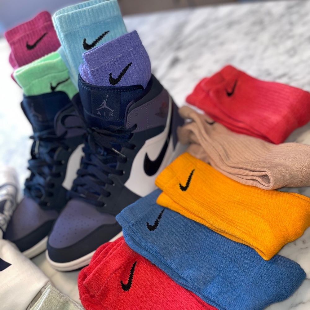 Nike colored performance socks